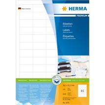 Etikett HERMA premium A4 38,1x21,2(6500) 